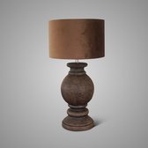 Brynxz - Pied de lampe - Lampe Boost - Marron Majestic - D.16 H.40