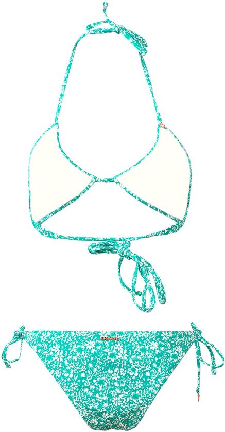 Brunotti Aviva-Ditsy Dames Multi-Wearable Triangel Bikini Set - Groen - 40