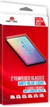 Freaks and Geeks Set van 2 anti-reflecterende blauw licht getemperde glazen voor Switch OLED