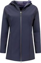 Double Face Dames Jassen Parka - Slim Fit - Blauw