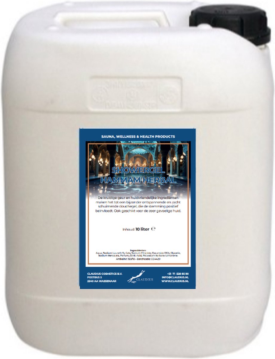 Goedkoopste Douchegel Hammam Herbal - 10 Liter - 2 in 1 voor lichaam en haar - Showergel