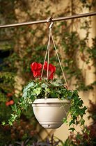 Luxe Hangpot - Decor Basket - 30x16 Terracotta - Incl. Waterschotel & Hanger - Stone Look