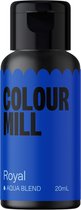 Colour Mill Aqua Blend Voedingskleurstof op Waterbasis - Royal - 20 ml