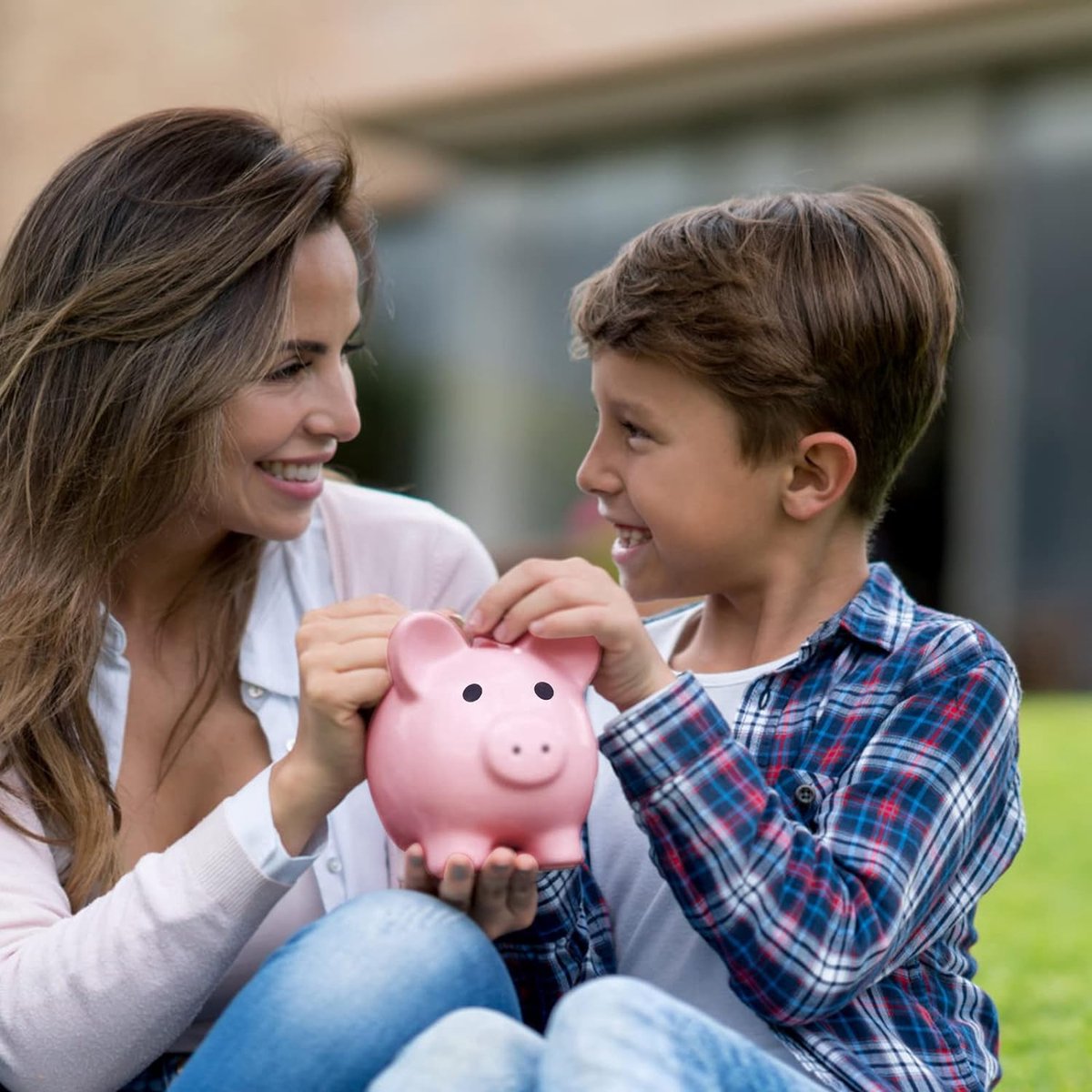 Gepersonaliseerd Spaarvarken voor Kinderen - Spaarpot Varken Met Opening voor Munten - Geldbank voor Jongens en Meisjes