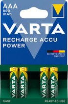 Piles rechargeables Varta AAA - 800mAh - 4 pièces