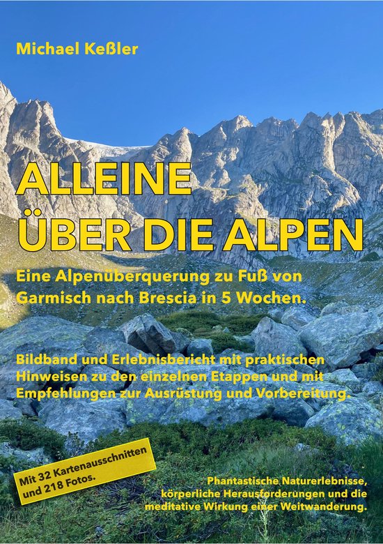 Alleine über die Alpen - cover