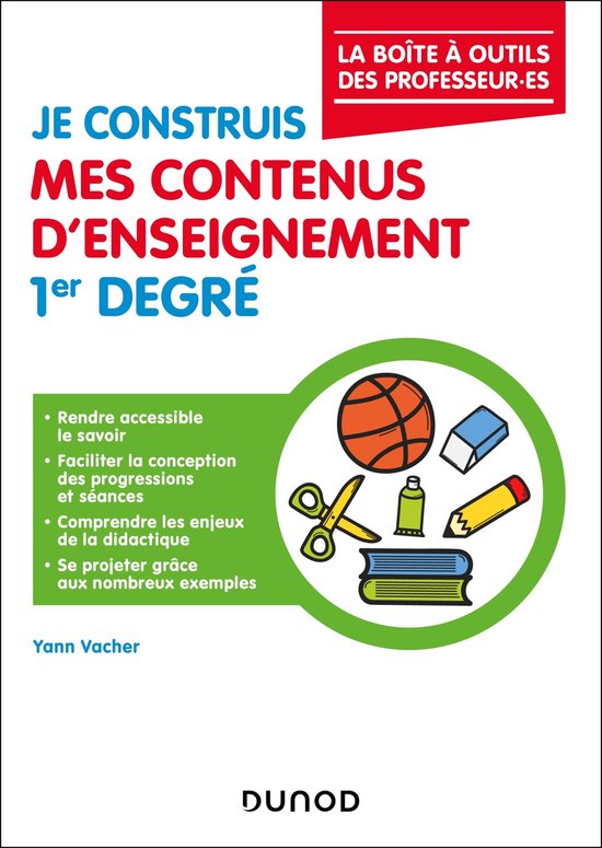 Je construis mes contenus d'enseignement 1er degré - cover
