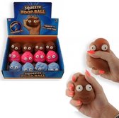 Fidget Toys Turd Stress Ball - Rose - 1 exemplaire - Balle à presser pour la main - 7 cm