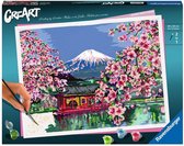 Ravensburger CreArt - Malen nach Zahlen 20177 - Japanese Cherry Blossom - ab 14 Jahren