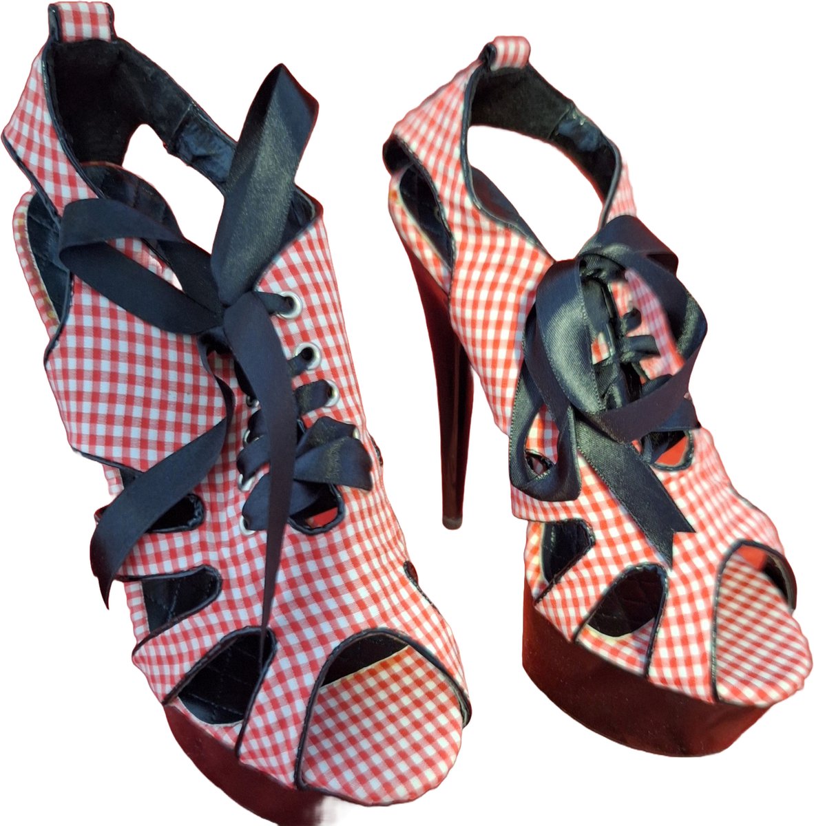 SOISBELLE RODE RUIT HIGH HEEL SIZE 38