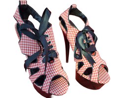 SOISBELLE RODE RUIT HIGH HEEL SIZE 38