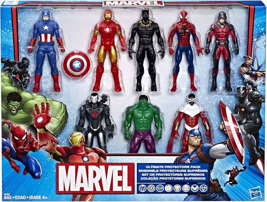 Foto: Superhelden set 8 stuks marvel complete set 15 cm groot