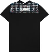 Touzani - T-shirt - La Mancha Panna Black (158-164) - Kind - Voetbalshirt - Sportshirt