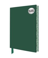 Blank Artisan Notebooks- Racing Green Blank Artisan Notebook (Flame Tree Journals)