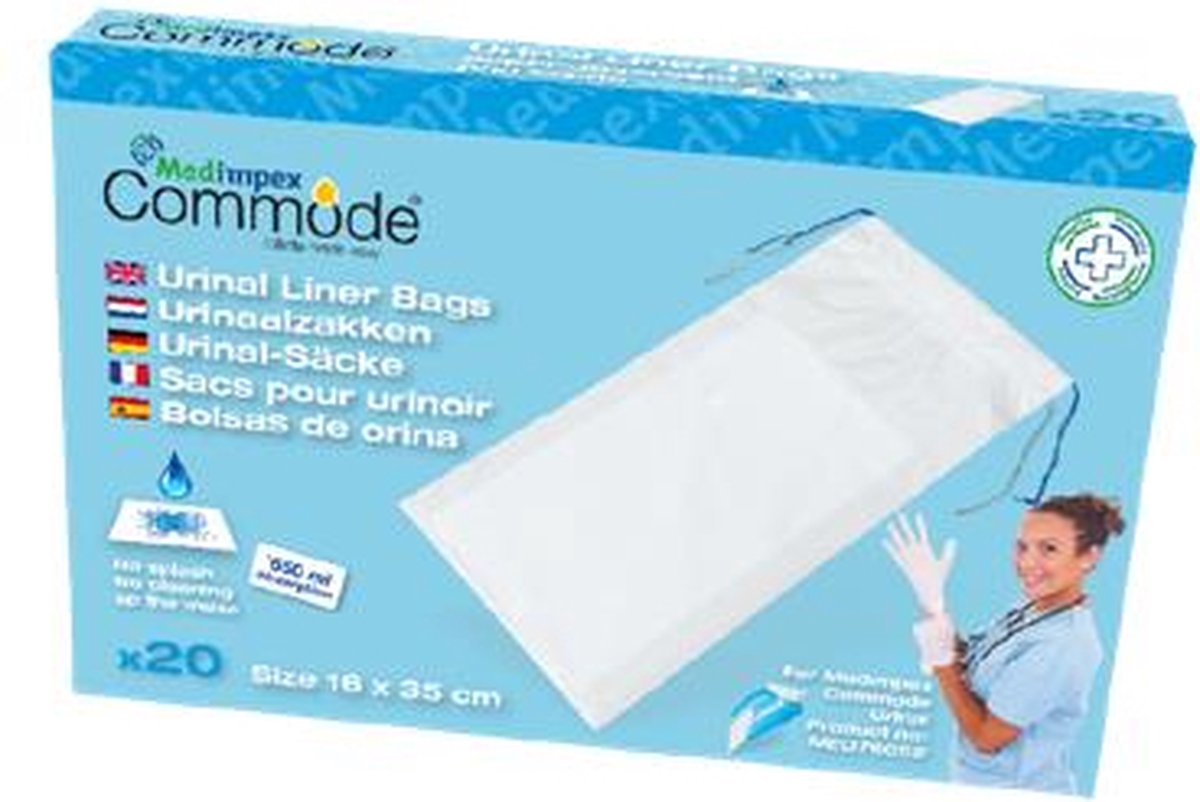 Goedkoopste Commode® Urinaalzakken 20 stuks