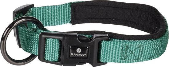 Flamingo Hund Halsband Trero Anti-Zieh - Schwarz XXS 28-35cm