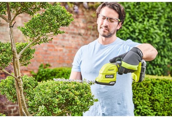 RYOBI ONE+ Serie - Accu Gras- en Heggenschaar - 18V - Lichtgewicht - Ergonomisch — afbeelding 4