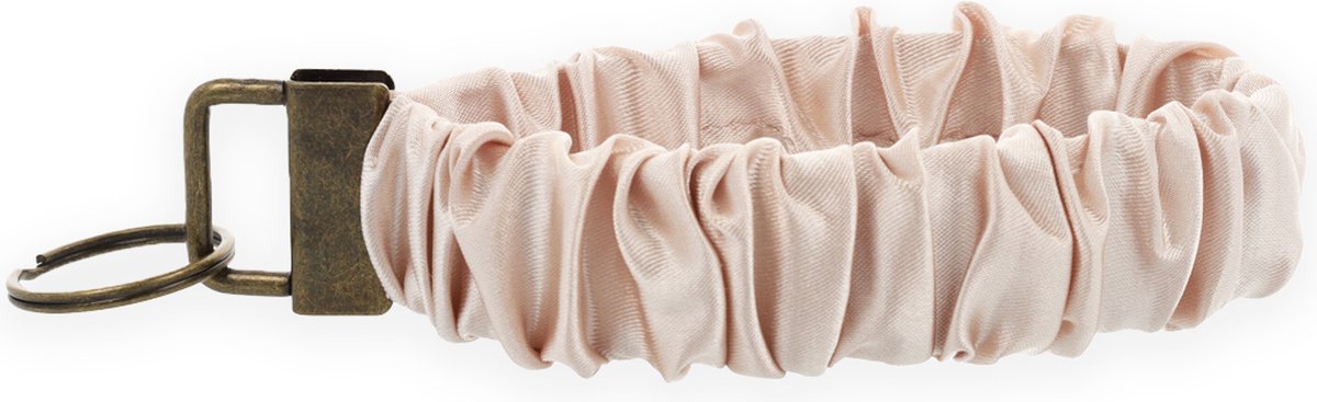 Lajetti Scrunchie Sleutelhanger Taupe - Sleutelbos
