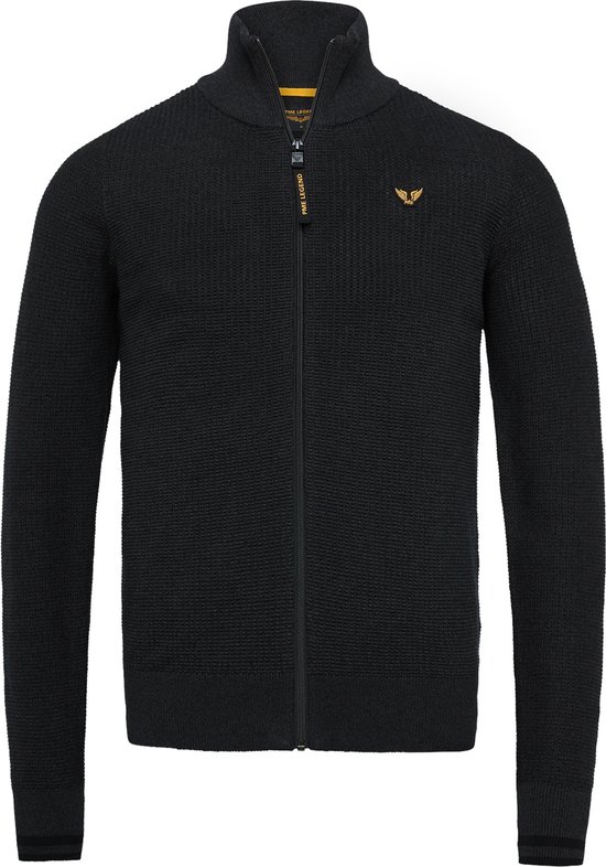 Cardigan zippé tricoté--999 ​​​​Noir- S- PME- Legend