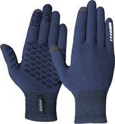 GripGrab - Primavera 2 Merino Lente Herfst Fietshandschoenen Touchscreen Liner Handschoenen met Merinowol - Navy Blauw - Unisex - Maat XS/S