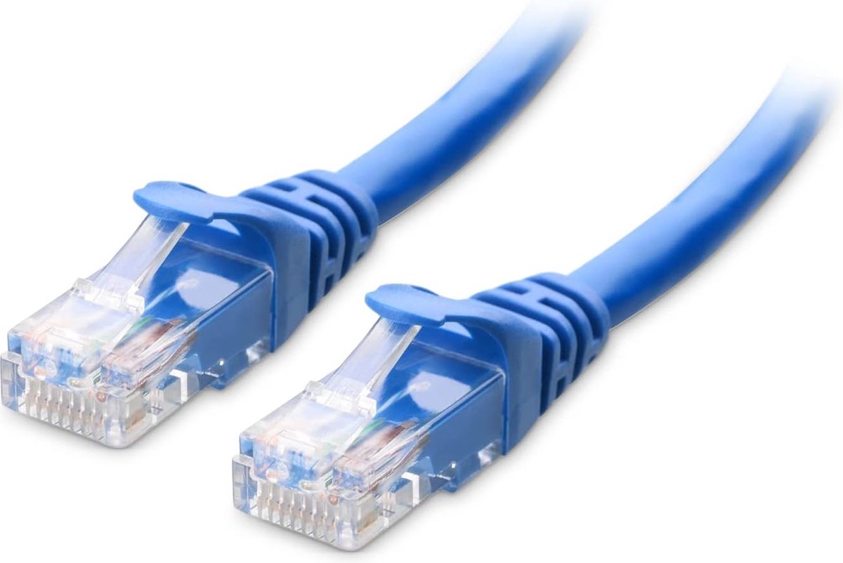 SAMTECH Ethernet kabel - internetkabel - Netwerkkabel RJ45 - CAT6 internet - 1000Mbps - UTP - Patch - 3 meter - Blauw - Samtech