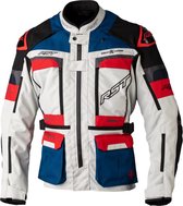 RST Adventure- Xtreme Race Dept Ce Mens Textile Jacket Ice Blue Red - Taille 42 - Veste