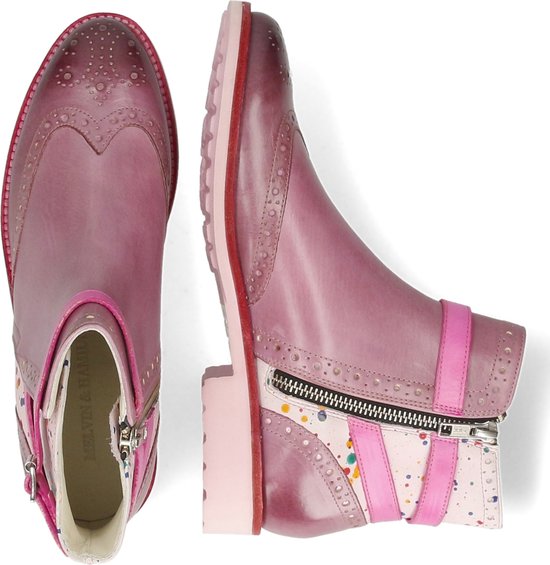Melvin & Hamilton SELINA CROCK TAN CRUST TAN - Enkellaarsjes Met Plateauzool Braun Me211n0k6 O11