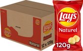 Bol.com Lay's Chips Naturel - 12 x 120 gram aanbieding