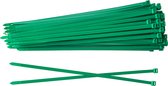 Kortpack - Kabelbinders/ Tyraps 200mm lang x 2.5mm breed - Groen - 1000 stuks - Treksterkte: 8.1kg - Bundeldiameter: 53mm - (099.0409)