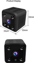 Camera - Tuya Mini Camera - Draadloze Beveiliging Bewaking - Ingebouwde Batterynight Vision - Smart Home Camera