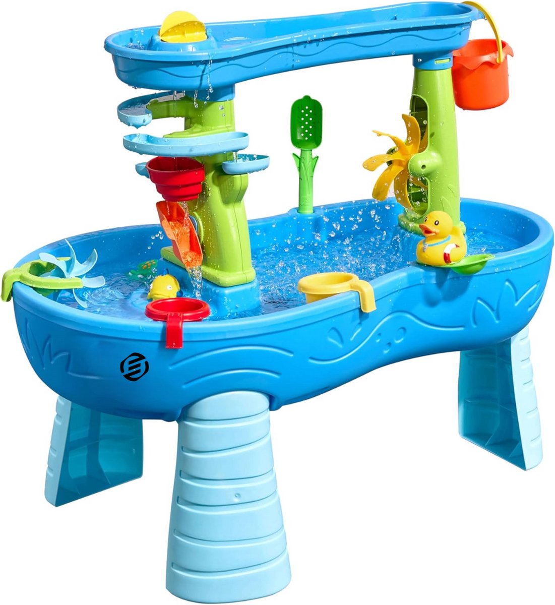 Equivera Watertafel Zandtafel Waterspeelgoed Speeltafel Eenvoudig in Elkaar te Zetten Multi-Speeltafel Premium