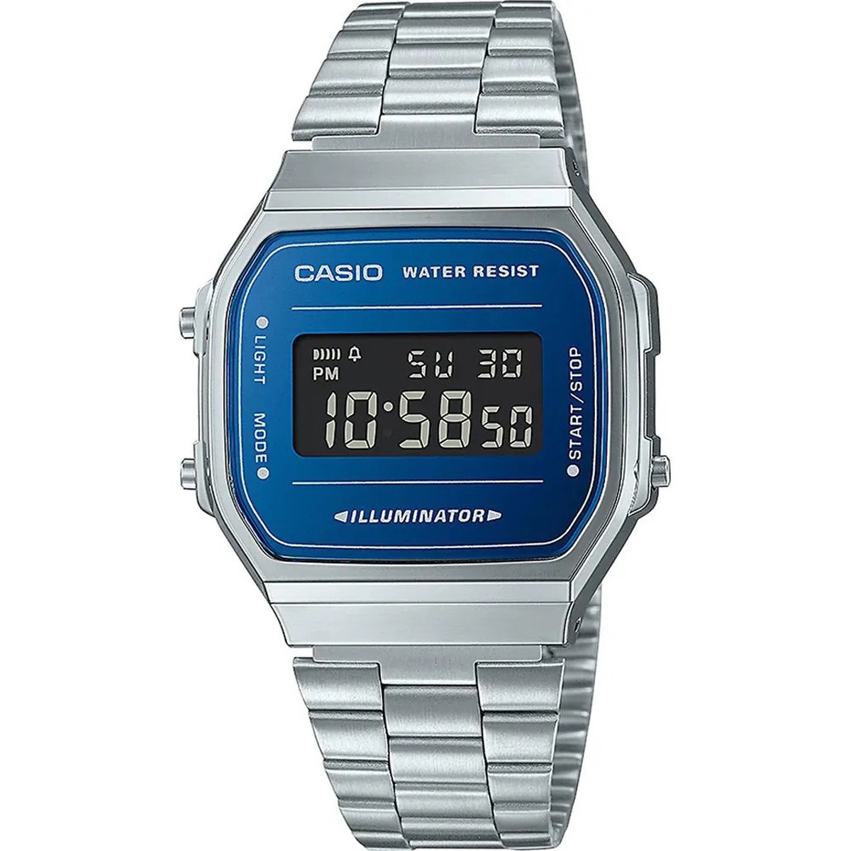 Casio Casio Collection Vintage A168WEM-2BEF Horloge - Staal - Zilverkleurig - Ø 35 mm