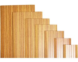 Drempelvervanger 3 x 95 x 1000 mm - Aluminium met Eiken houtlook - Drempelhulp