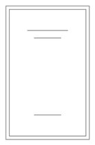 Boek "The Goodbye Process" met een grijze rand en horizontale lijnen.