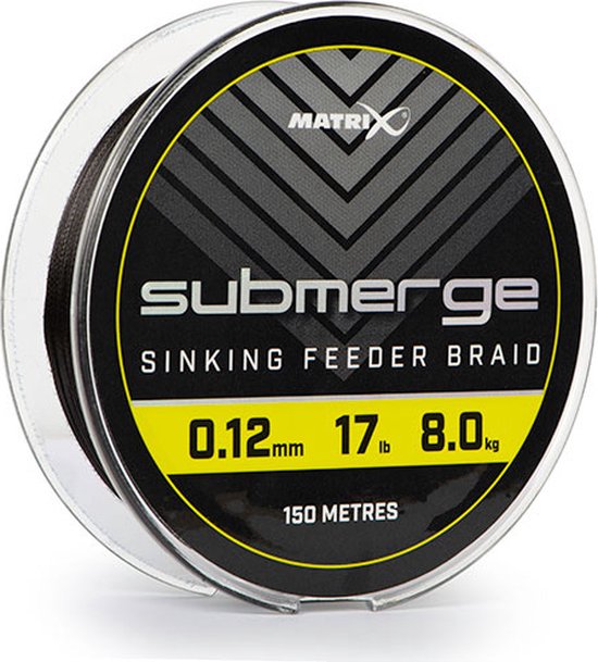 Matrix Submerge Sinking Feeder Braid 150m 0.12mm Bruin van Merkloos — afbeelding 5