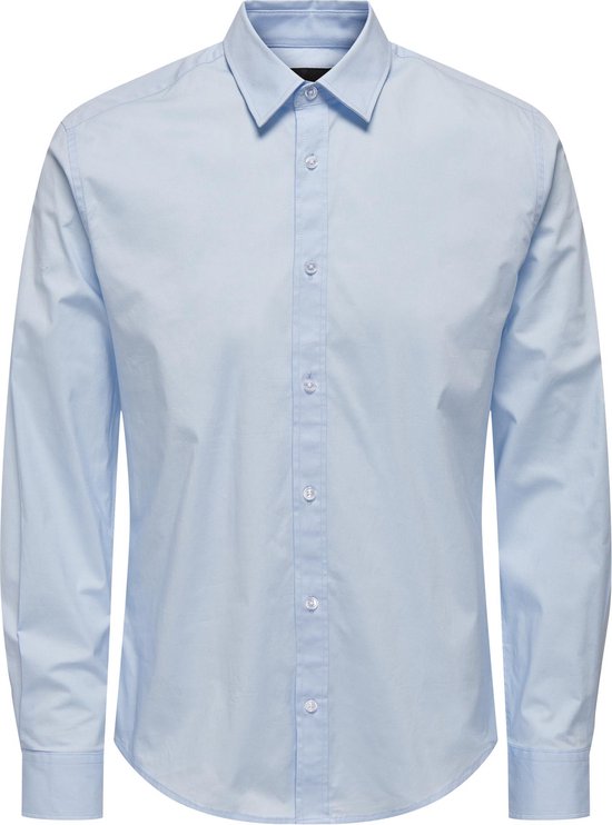 ONLY & SONS ONSANDY SLIM EASY IRON POPLIN SHIRT NOOS Heren Overhemd - Maat XL