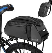 Fietstas - 8L en waterdichte reflecterende fietstassen voor bagagedrager, buitentas, multifunctionele fietstas achtertas voor fietsen
