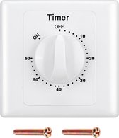 Socket tijdschakelaar-60 min Countdown-Elektronische bediening-Mechanisch-Timer-AC 220 V timerschakelaar pomp