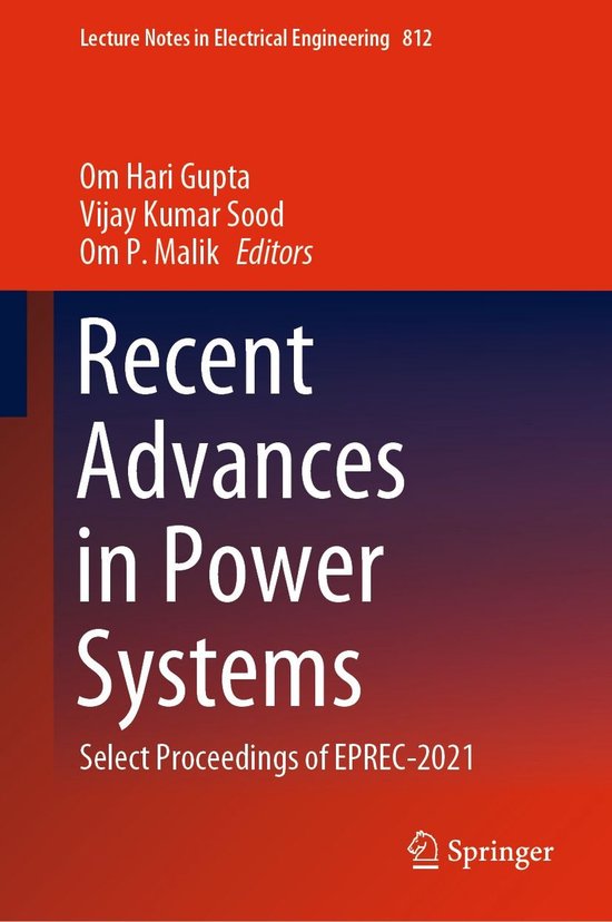 Lecture Notes in Electrical Engineering 812 - Recent Advances in Power ...
