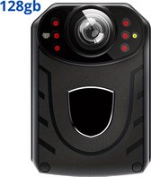 Livano Spy Cam - Bodycam - Politie - Chest Camera - Spy Camera - Verborgen Camera - Spionage Camera - Action Camera - HD + 128GB