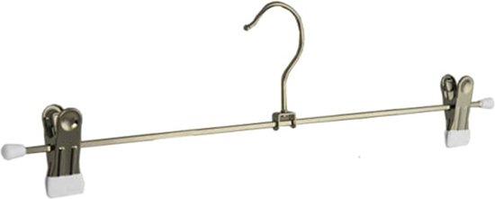 Metalen broekhanger 32cm 50st MH32 | Metalen kledinghangers