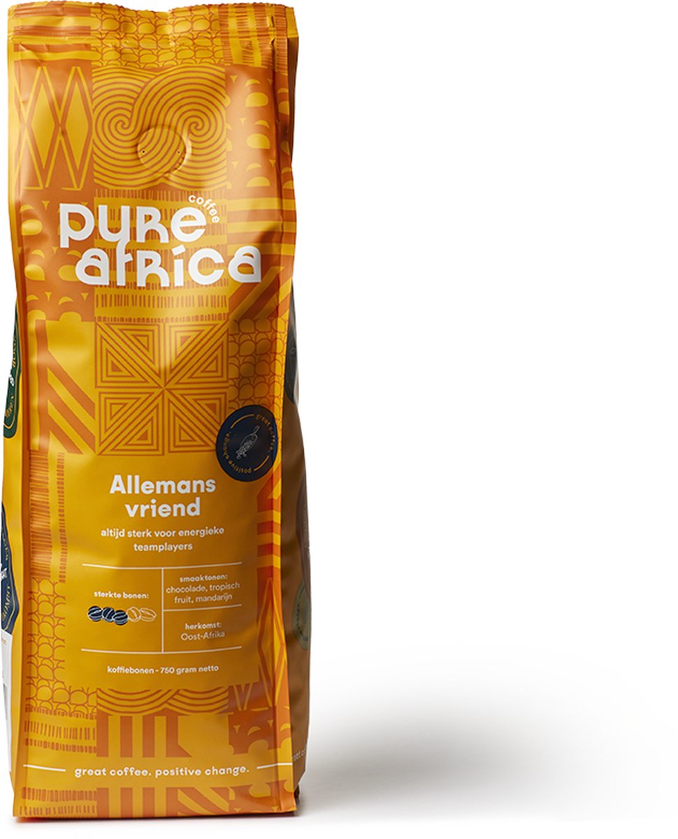 Goedkoopste Pure Africa Coffee - Allemansvriend koffiebonen 750 gram - direct trade