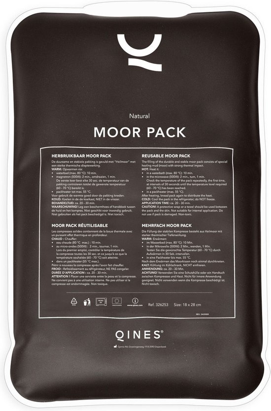Qines Natural Moor Pack 18 x 28 cm 577010 1 Compressen