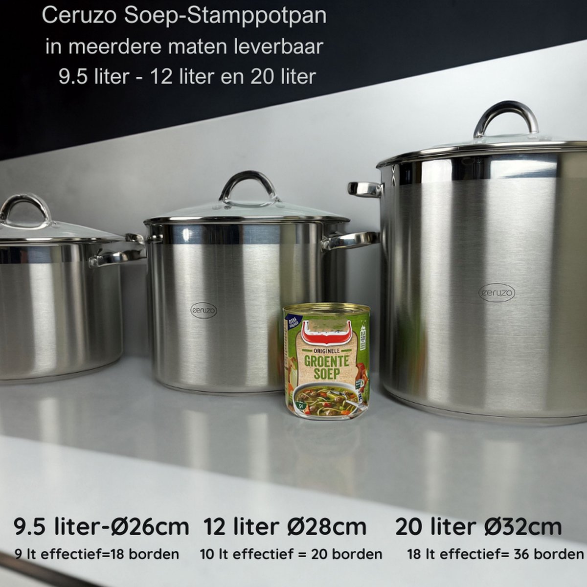 Silit Agaat Pannenset, inductie, 4-delig, kookpannenset met glazen deksel, roestvrij staal, deels gematteerd, inductiepannenset, ongecoat