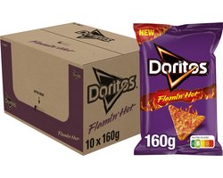 Doritos Flamin Hot - Tortilla Chips - 10 x 160 gram