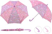 Paraplu eenhoorn en regenb. 27673