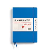Leuchtturm1917 weekplanner + notities - agenda - 18 maanden 2024 - 2025 - hardcover - A5 - sky