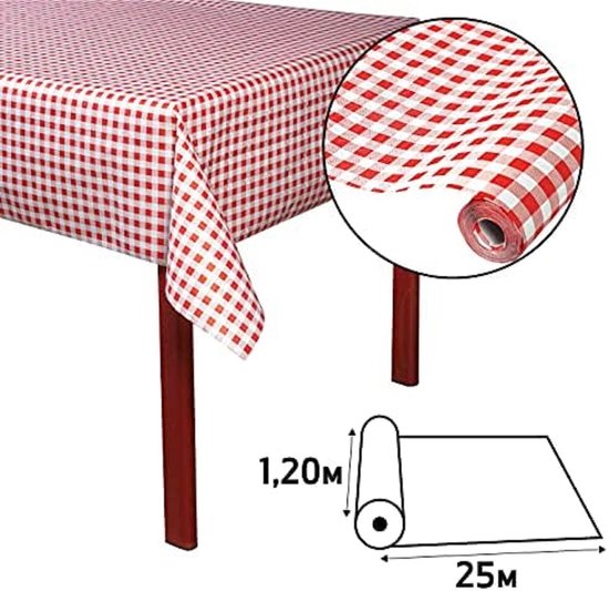 DeinPack 1 x Airlaid tafelkleedrol, bordeaux, 25 m x 1,2 m, hoogwaardig HORECA tafelkleed, effen papieren tafelkleden, rol, ideaal voor feest, bruiloft, verjaardag, decoratie en evenementen