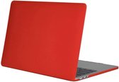 Laptophoes - Geschikt voor MacBook Pro 13 inch Hoes Case - A2251, A2289 (2020) - Rood