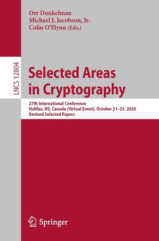 Springer Nature Proceedings Computer Science - Selected Area ... - cover